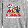 Boys' - Paw Patrol - Christmas Is Pawsome Long Sleeve Graphic T-Shirt - 2 of 4