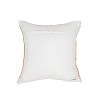 20" x 20"  Waki Geometric Pattner Ochre Square Decorative Outdoor Accent Throw Pillow - 4 of 4