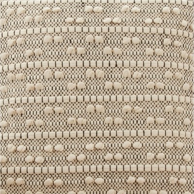 18" Natural Cotton Moroccan Design Square Throw Pillow