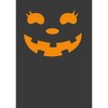 Women's CHIN UP Halloween Jack o' Lantern Face T-Shirt - 2 of 4