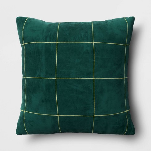 Green velvet 2025 pillow target