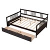 Full Size Daybed, Wood Slat Support Platform Bed with 2 Drawers for Dorm, Bedroom, Guest Room, Living Room - 4 of 4