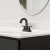 Bathroom Sink Faucet Oil Rubbed Bronze 2-Handle 4 Inch Centerset Bathroom Sink Faucet, Sink Drain and 2 Supply Lines Included, Modern Vanity Faucet - 3 of 4