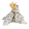 Disney Lion King Simba Jungle Leaves Lovey Security Reversible Blanket - 2 of 4