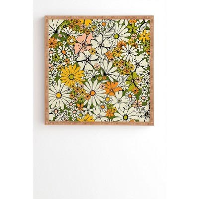 FLOWER Tapestry Design Printed On 10 Count Canvas G46.382