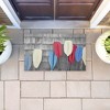 Stupell Industries USA Boat Paddles Printed Outdoor Door Mat, design by Kim Allen, 18"x30" - 4 of 4