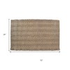 HomeRoots 6' Natural Jute Abstract Hand Woven Area Rug - 3 of 4