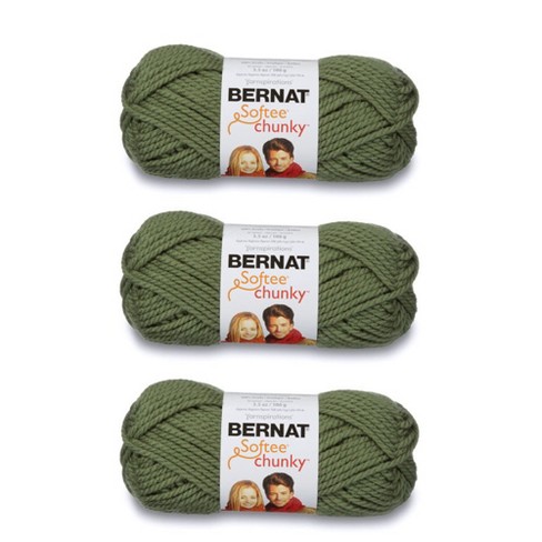 Bernat softee cheap chunky dark green