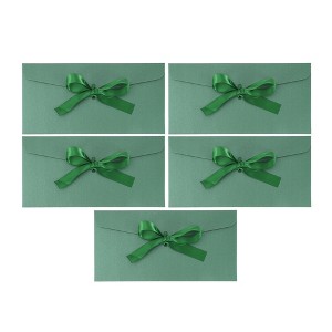 Unique Bargains Bow Tie Design Invitation Envelopes for Greeting Cards Wedding Birthday Christmas 5 Pcs - 1 of 4