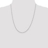 Black Bow Jewelry 1.75mm Sterling Silver, Solid Figaro Chain Necklace - 2 of 4