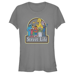 Junior's Sesame Street Friends for Life Group T-Shirt - 1 of 4