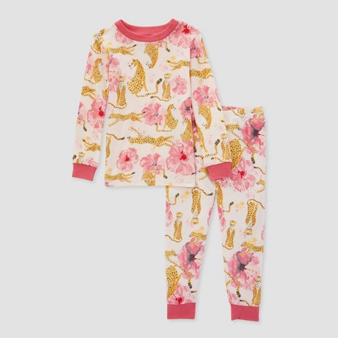 buik hout Monopoly Burt's Bees Baby® Toddler Girls' 2pc Chill Cheetahs And Flowers Organic  Cotton Pajama Set - Red 4t : Target