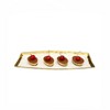 Classic Touch  White Porcelain Oblong Tray with Gold Rim - 2 of 4
