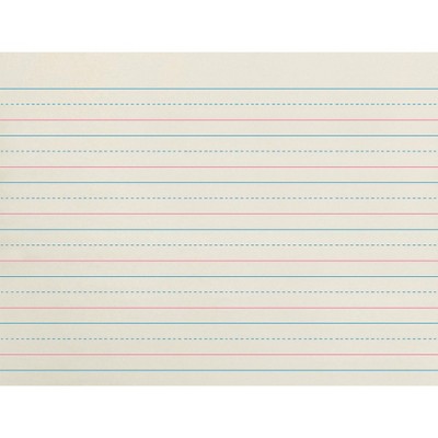 School Smart Zaner-Bloser Paper, 3/4 Inch Ruled, 10-1/2 x 8 Inches, 500 Sheets