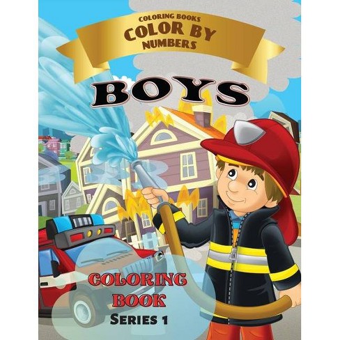 Download Boys Color By Numbers By Liudmila Coloring Books Paperback Target