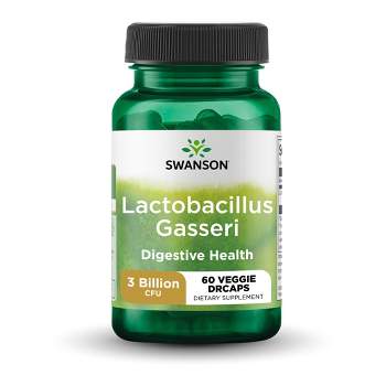 Swanson Lactobacillus Gasseri Probiotic Supplement, Helps Support Digestive Health, 3 Billion CFU, 60 Veggie Capsules