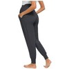 Women's Solid Color Maternity Casual Pants Stretchy Lounge Workout Pants with Pockets - 3 of 3