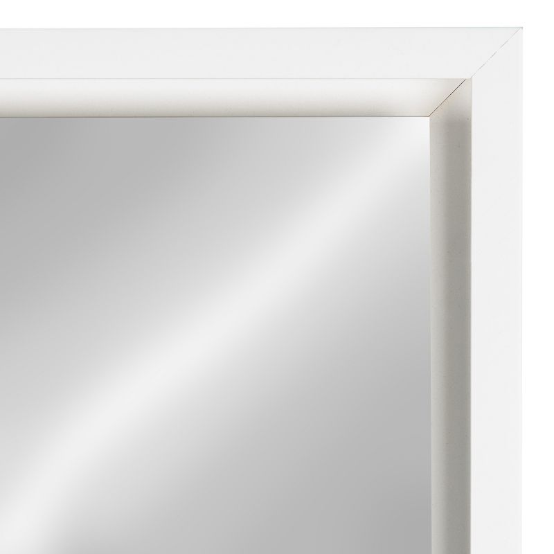 16&#34; x 48&#34; Evans Framed Wall Panel Mirror White - Kate and Laurel, 4 of 8