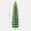 Best Choice Products Ceramic Christmas Tree, 18in Hand-Painted Holiday Decor - 2 of 4
