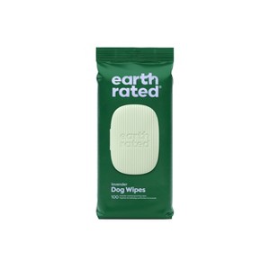 Earth Rated Thick Hypoallergenic Lavender Scented Dog Grooming Wipes - 100ct - 1 of 4