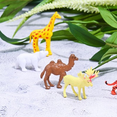 100 Piece Mini Wild Jungle Animal Educational Party Favor Set