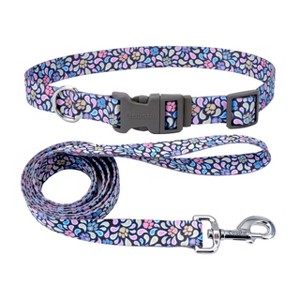 Coastal Pet Styles Dog Leash Set - Patterned Dog Leash (3/8" x 6') & Patterned Dog Collar (3/4" x 14"–20") - Special Paws - 1 of 1