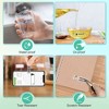 FLEXYVA P21 Label Maker Tape, 14x40mm (0.55"x1.57") Self-Adhesive Label for P21 Label Maker for Home/Office/School, 180 Labels/Roll, Tranparent - 4 of 4