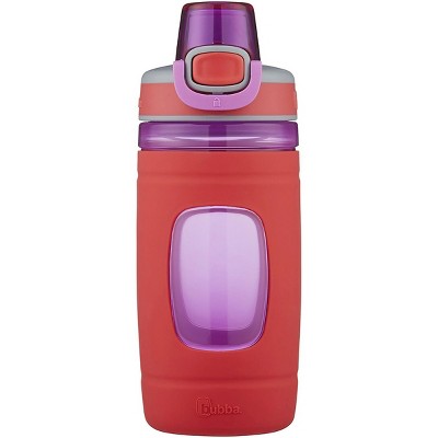 Bubba 16oz Plastic Flo Kids' Water Bottle With Silicone Sleeve Blue : Target