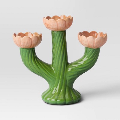 Easter Flower Ceramic Candelabra - Threshold™