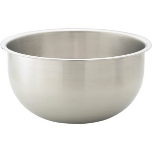 Stainless Steel Mixing Bowl - 18/8 Stainless Steel, Extra Wide Lip, Weighted Design, Flat Bottom with High Sides, Dishwasher Safe - 1 of 4