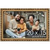 PosterPalooza | 20x15 Wood Antique Frame with UV Acrylic, 4 Finishes: Bronze, Gold, Silver, and Black - 2 of 4