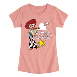 Girls' - Disney - Jessie Tough Cookie Fitted Short Sleeve Graphic T-Shirt - 1 of 4