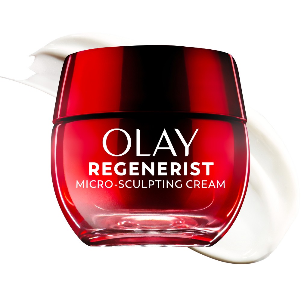 Photos - Cream / Lotion Olay Regenerist Face Moisturizer Micro-Sculpting Cream - 1.7oz: Deep Hydration, Contains Peptides, Anti-Aging, Normal Skin 