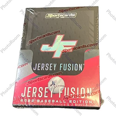 Sportscards 2022 Sportscards Jersey Fusion Baseball Edition Hobby Box - 1 Original Trading Card with an Authentic Player Worn Swatch or Patch