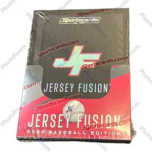 Sportscards 2022 Sportscards Jersey Fusion Baseball Edition Hobby Box - 1 Original Trading Card with an Authentic Player Worn Swatch or Patch - 1 of 2
