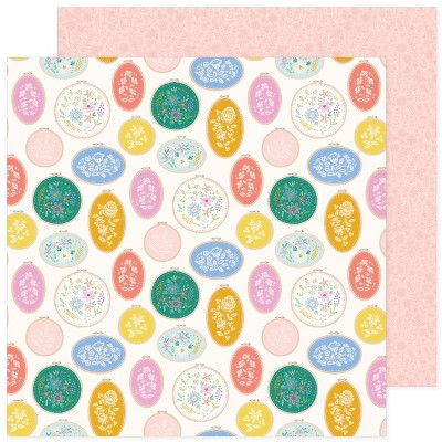 American Crafts Patterned Double-Sided Cardstock 12"X12"