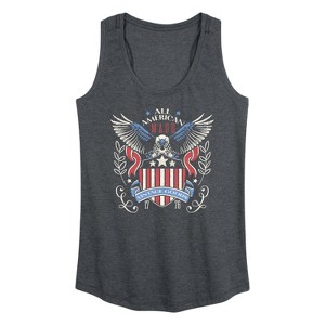 Women's - Instant Message - All American Vintage Goods Graphic Racerback Tank - 1 of 4