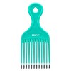 Conair Large Hair Pick - Curly or Thick Hair - Teal - image 2 of 4