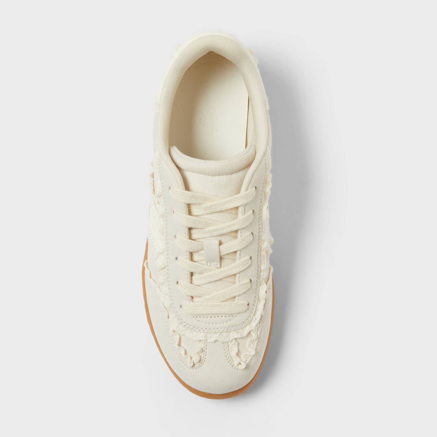 Женские кроссовки Universal Thread Spencer Sneakers with Memory Foam Insole, цвет: Кремовый — фото 3