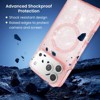 Entronix [Magnetic] Case Compatible with iPhone 17 Pro - [Hard Back] Glitter Color - 3 of 4