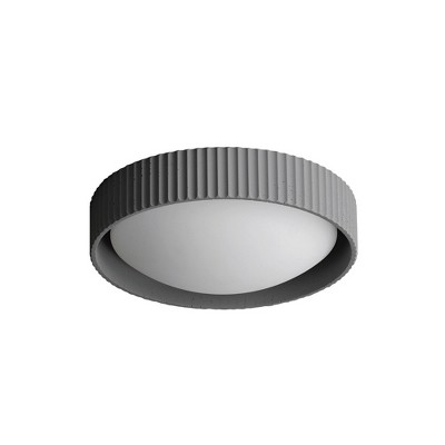 ET2 Lighting Souffle 1 - Light Flush Mount in  Gray