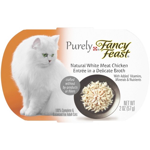 Purina Fancy Feast Natural White Meat Chicken Wet Cat Food ...