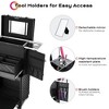 Byootique Rolling Makeup Case Trolley Cosmetic Organizer Hair Stylist Salon - 3 of 4