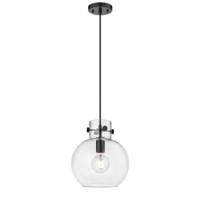 Newton Sphere - 1 Light Pendant In Industrial Style-11.13 Inches Tall and 10 Inches Wide