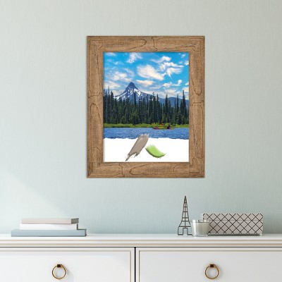 Classic 11x14 Owl Brown Wood Wall Picture Frame