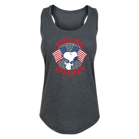 Women's - Peanuts - Graphic Racerback Tank : Target