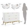 3/7 Drawer Dresser for Bedroom, Simply Modern Chest of Drawers for Closet with Wide Top - 2 of 4