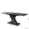 SKRAN Extendable Console Table with Modern Marble Design, Sturdy MDF Construction, Ideal for Home and Commercial Use - 3 of 4