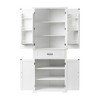 NicBex 72.2"/72" Bathroom Storage Cabinet with Doors and Drawer,Bathroom Floor Cabinet with Adjustable Shelves,Storage Cabinet for Kitchen,Office - 2 of 4