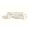 108" L-Shaped Sectional Sofa, Full Foam Cushioning, Left-Facing Sleeper - 4 of 4